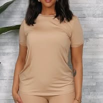 Nude two-piece set