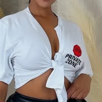 White tied fashion top
