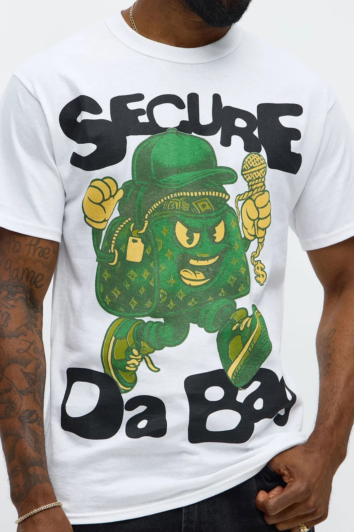 Green graphic tee