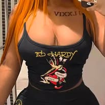 Black graphic bodysuit